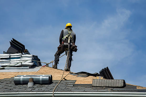 Professional Roofing technician working in Littlestown, PA